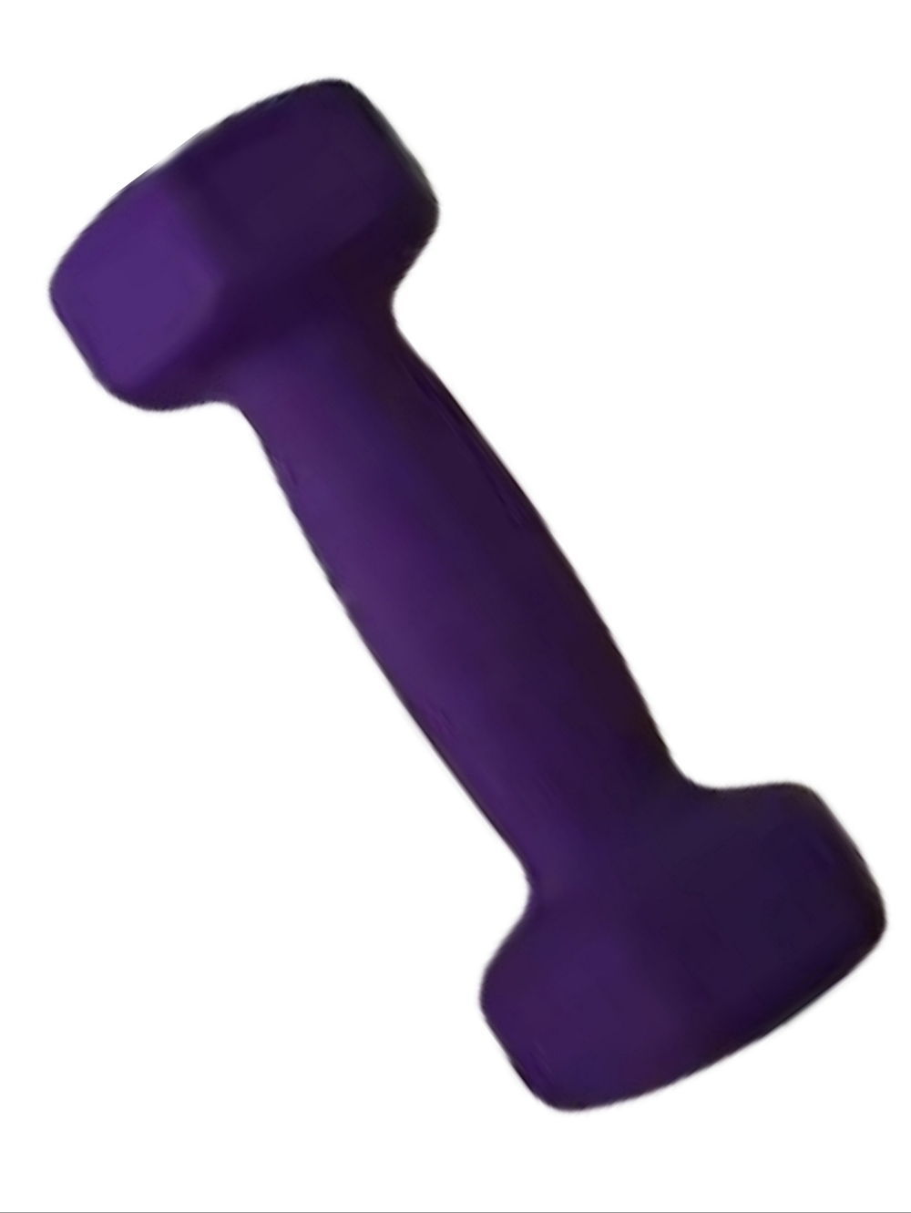 - 2 Bollinger 3 Lbs Each, Purple Neoprene Dumbbell Pair - Compact Hand Weights